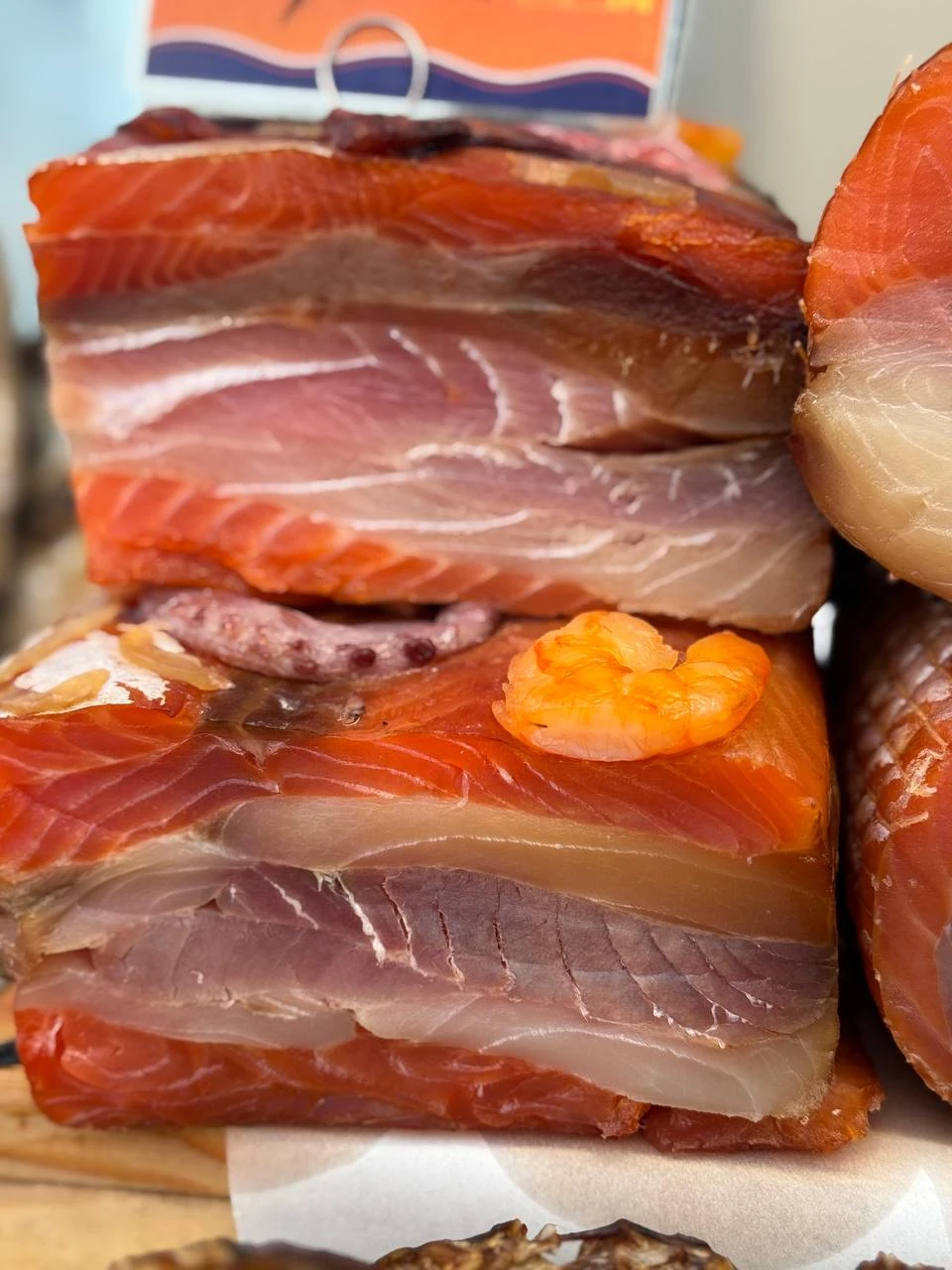 Торт из 4 видов рыб с украшениями, х/к