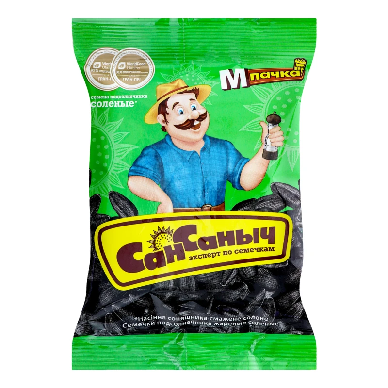 Семечки Сан-Саныч средние солёные