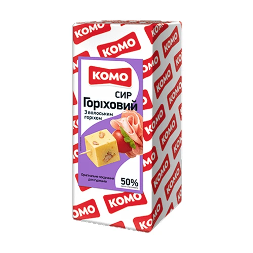 СЫР КОМО «ОРЕХОВЫЙ» С ГРЕЦКИМ ОРЕХОМ