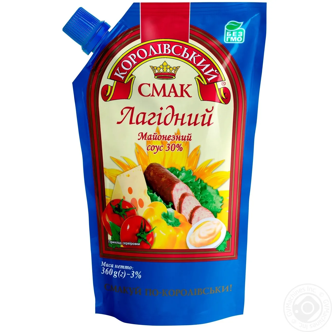 Майонезный соус Королівський Смак Нежный 30%