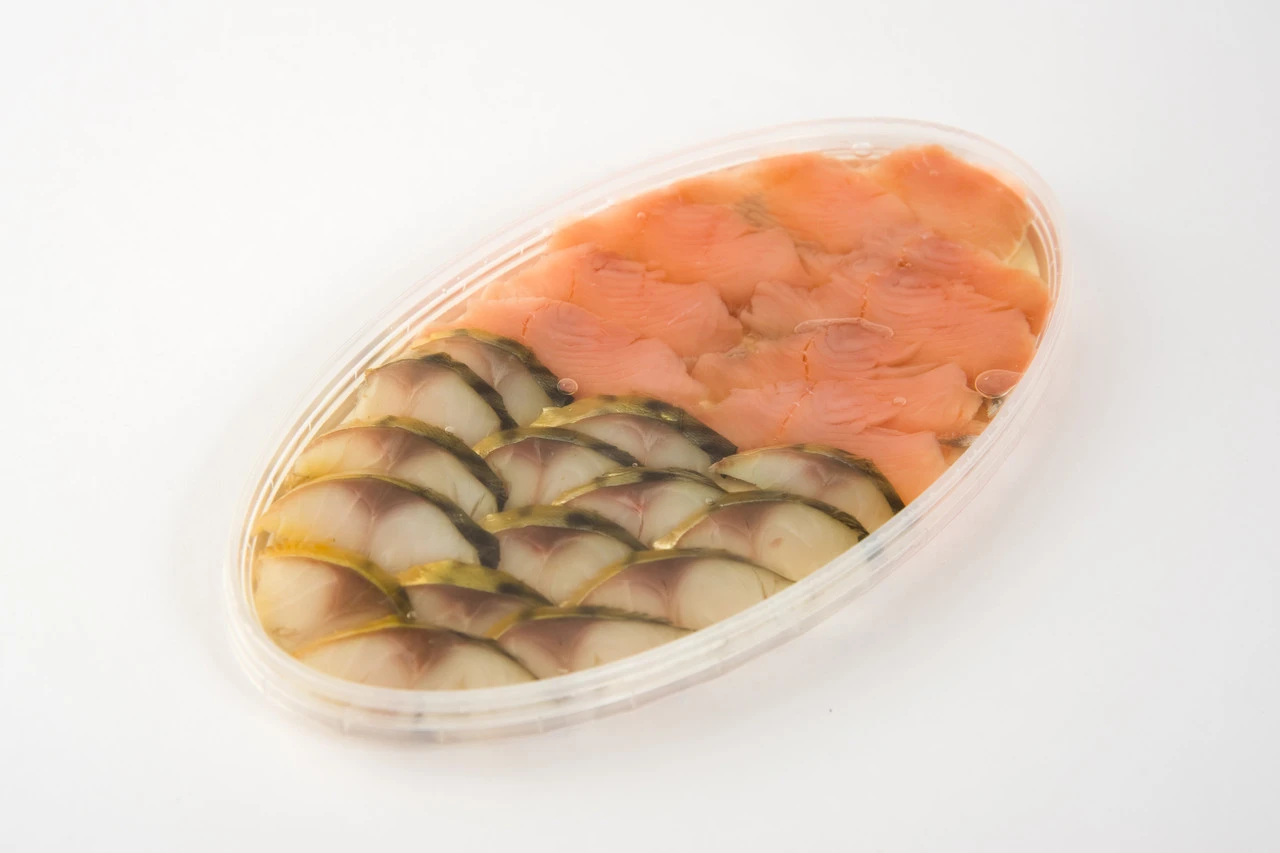 Селедка с семгой