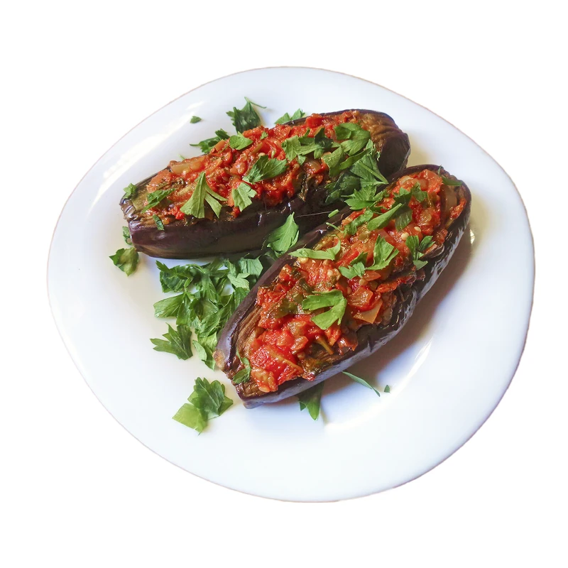 Баклажаны с аджикой